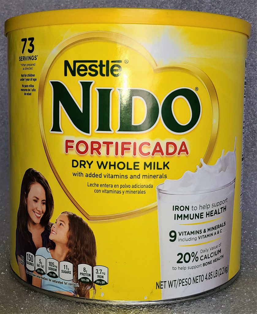Lot of 3 Nestle Nido Fortificada Dry Whole Milk Powdered 73